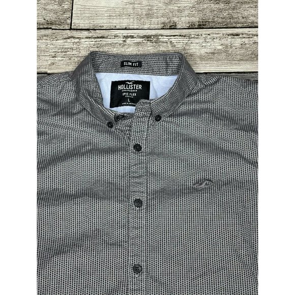 Hollister Epic Flex Slim Fit Long Sleeve Shirt - Picture 4 of 6